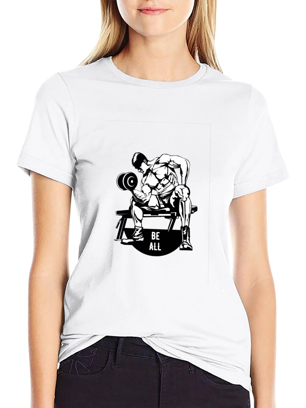 Be All Black Graphic T-Shirt