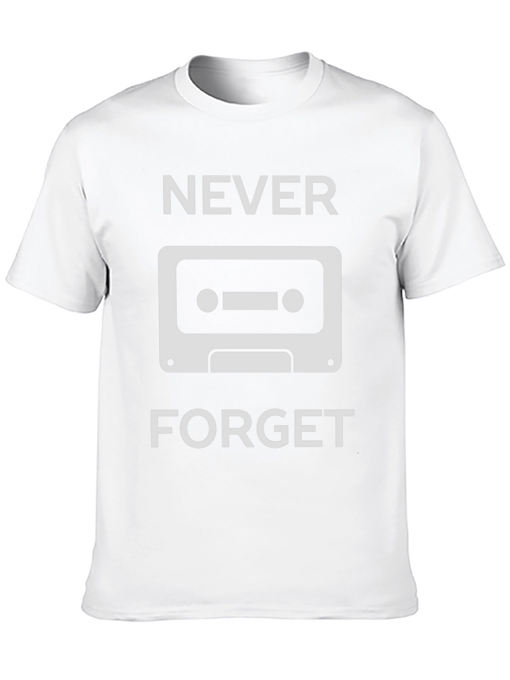 Retro Cassette Tape T-Shirt - Never Forget Tee
