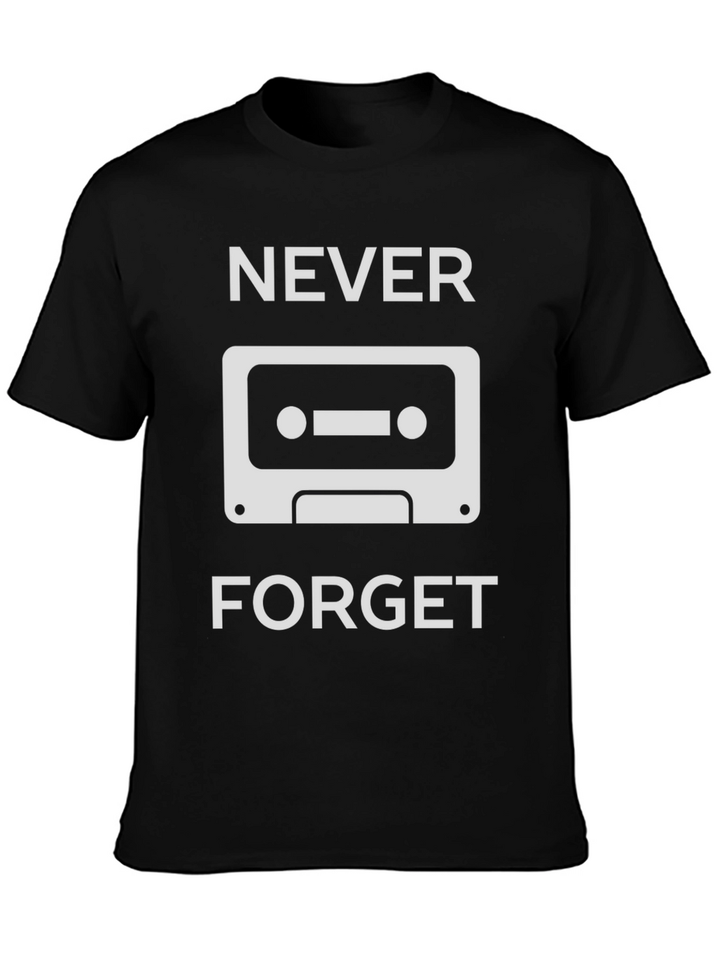 Retro Cassette Tape T-Shirt - Never Forget Tee