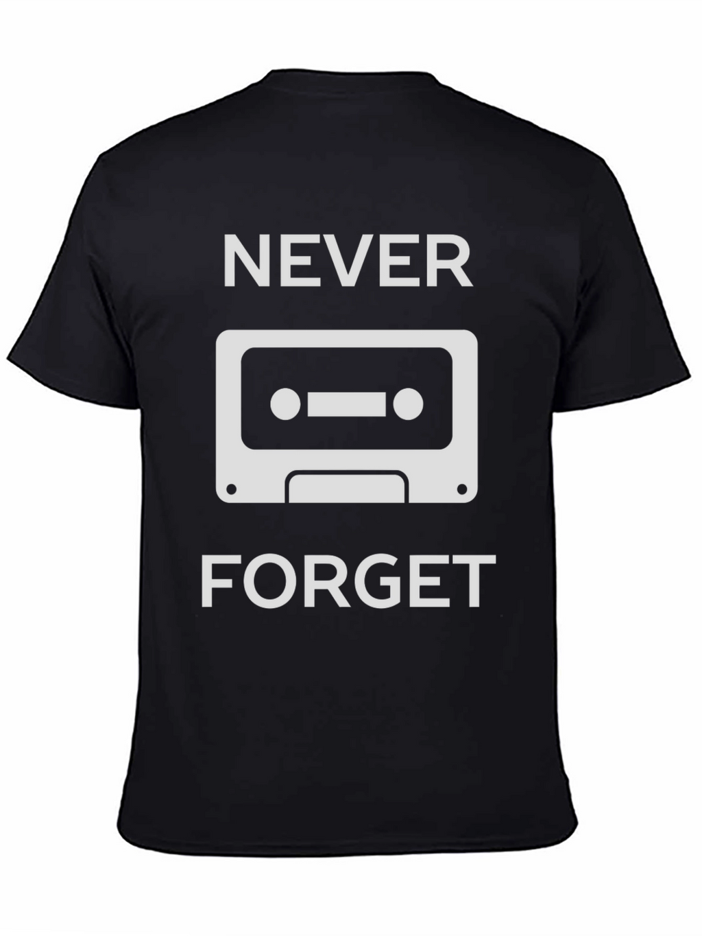 Retro Cassette Tape T-Shirt - Never Forget Tee