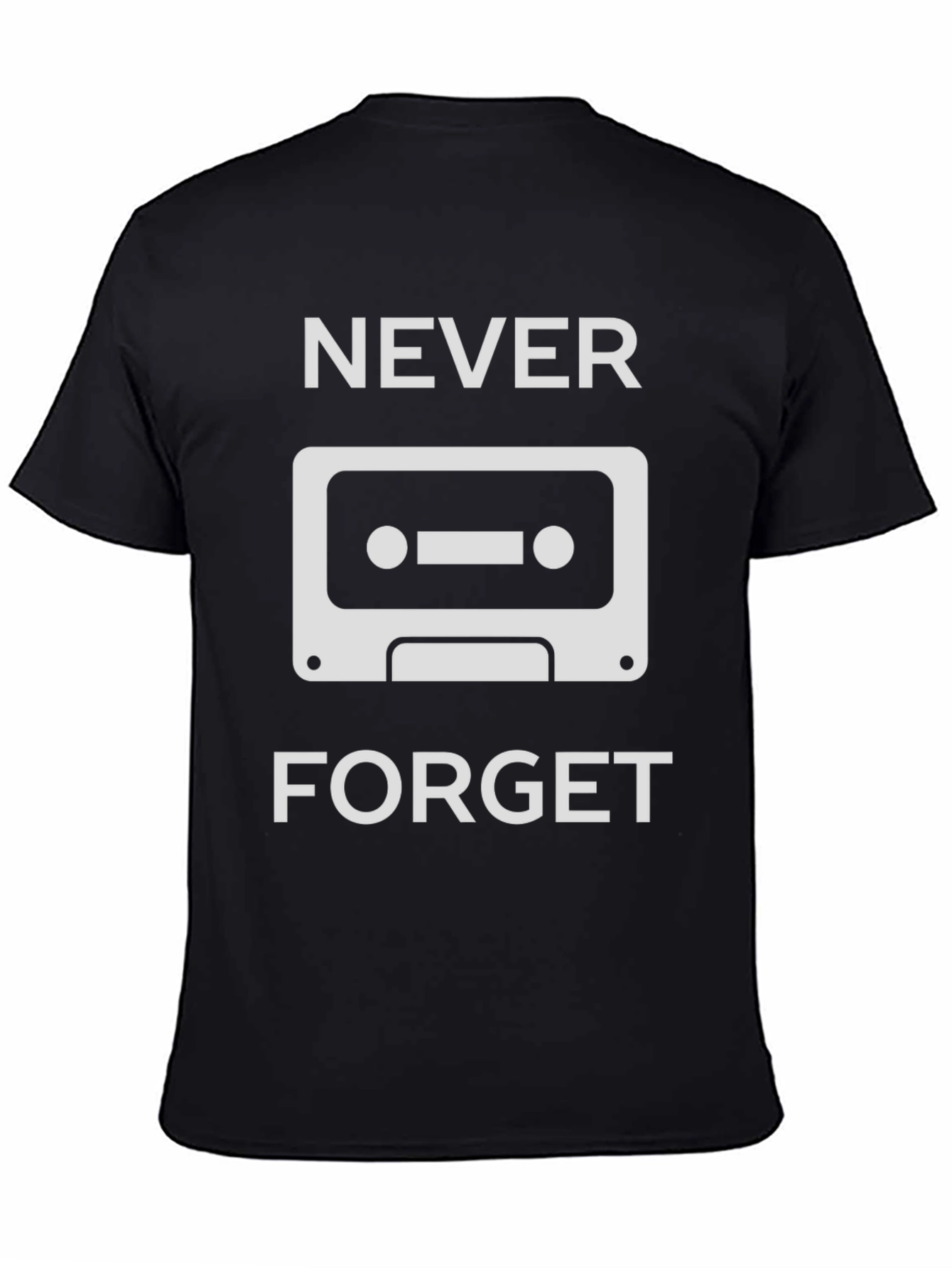 Retro Cassette Tape T-Shirt - Never Forget Tee