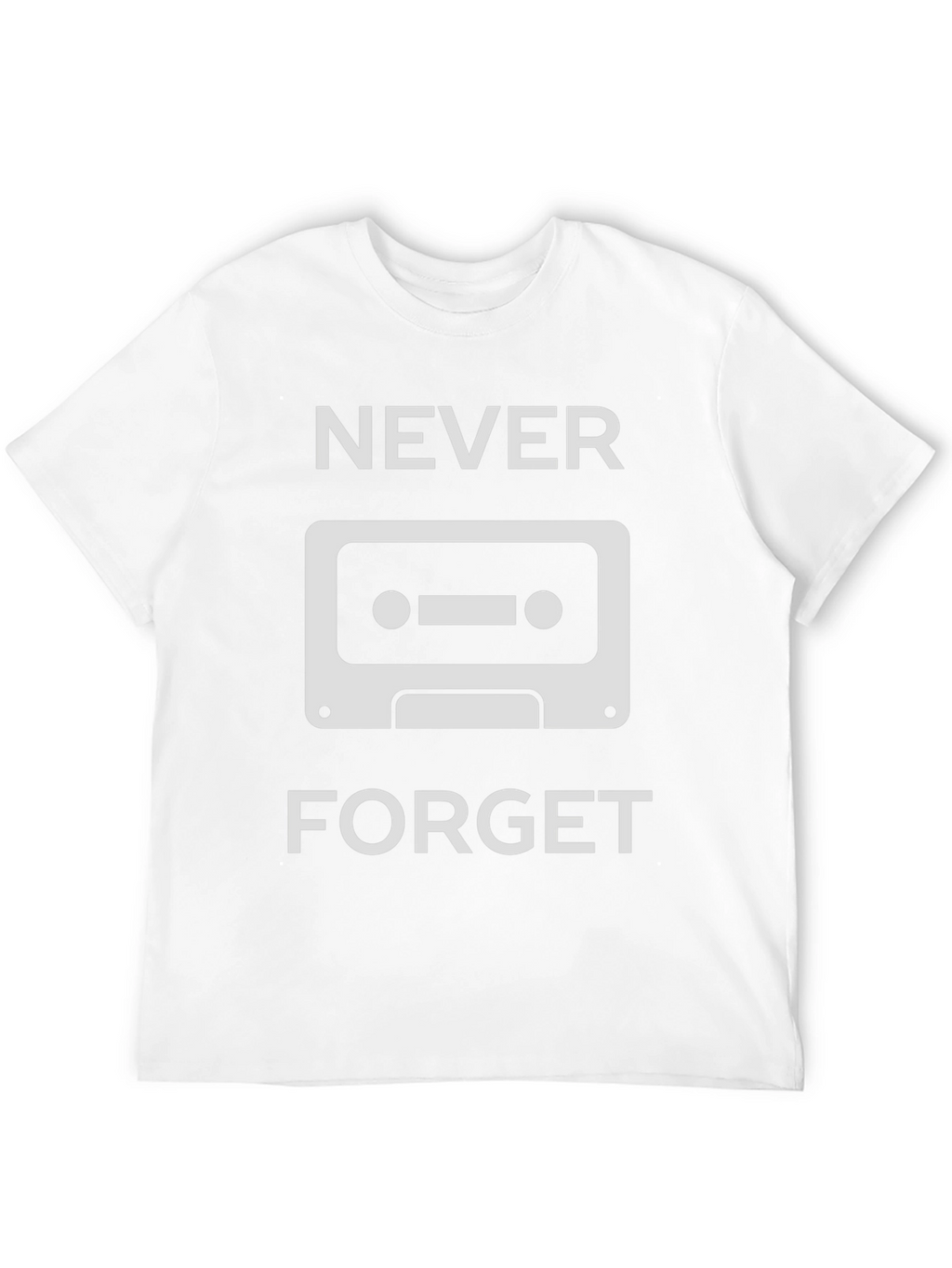 Retro Cassette Tape T-Shirt - Never Forget Tee