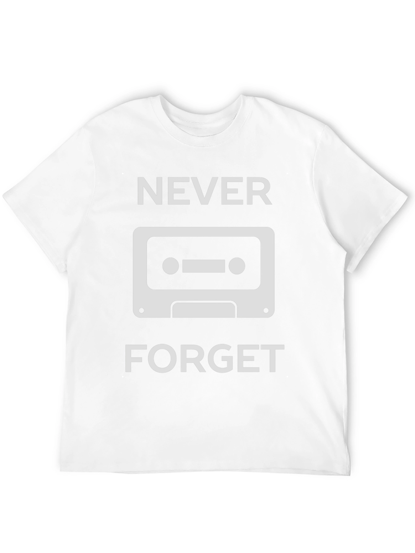 Retro Cassette Tape T-Shirt - Never Forget Tee