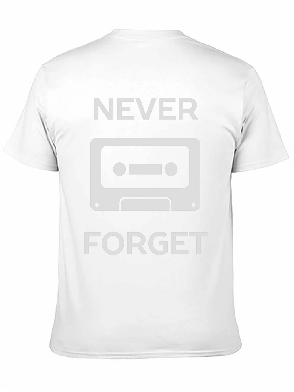 Retro Cassette Tape T-Shirt - Never Forget Tee