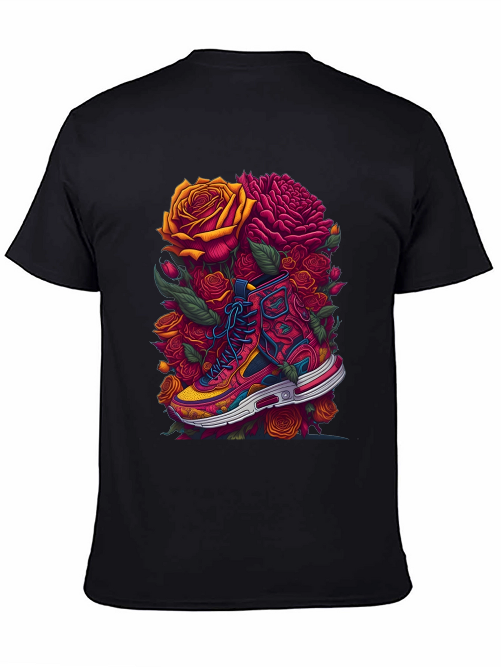 Floral Sneaker Graphic Tee