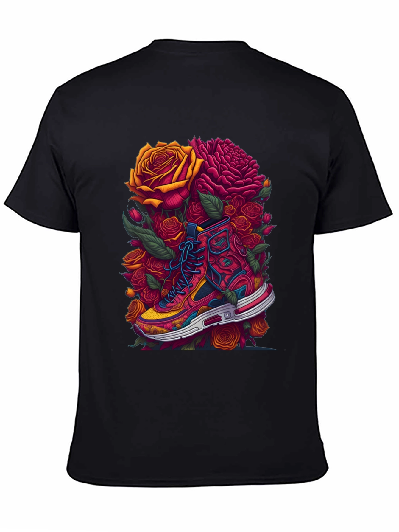 Floral Sneaker Graphic Tee
