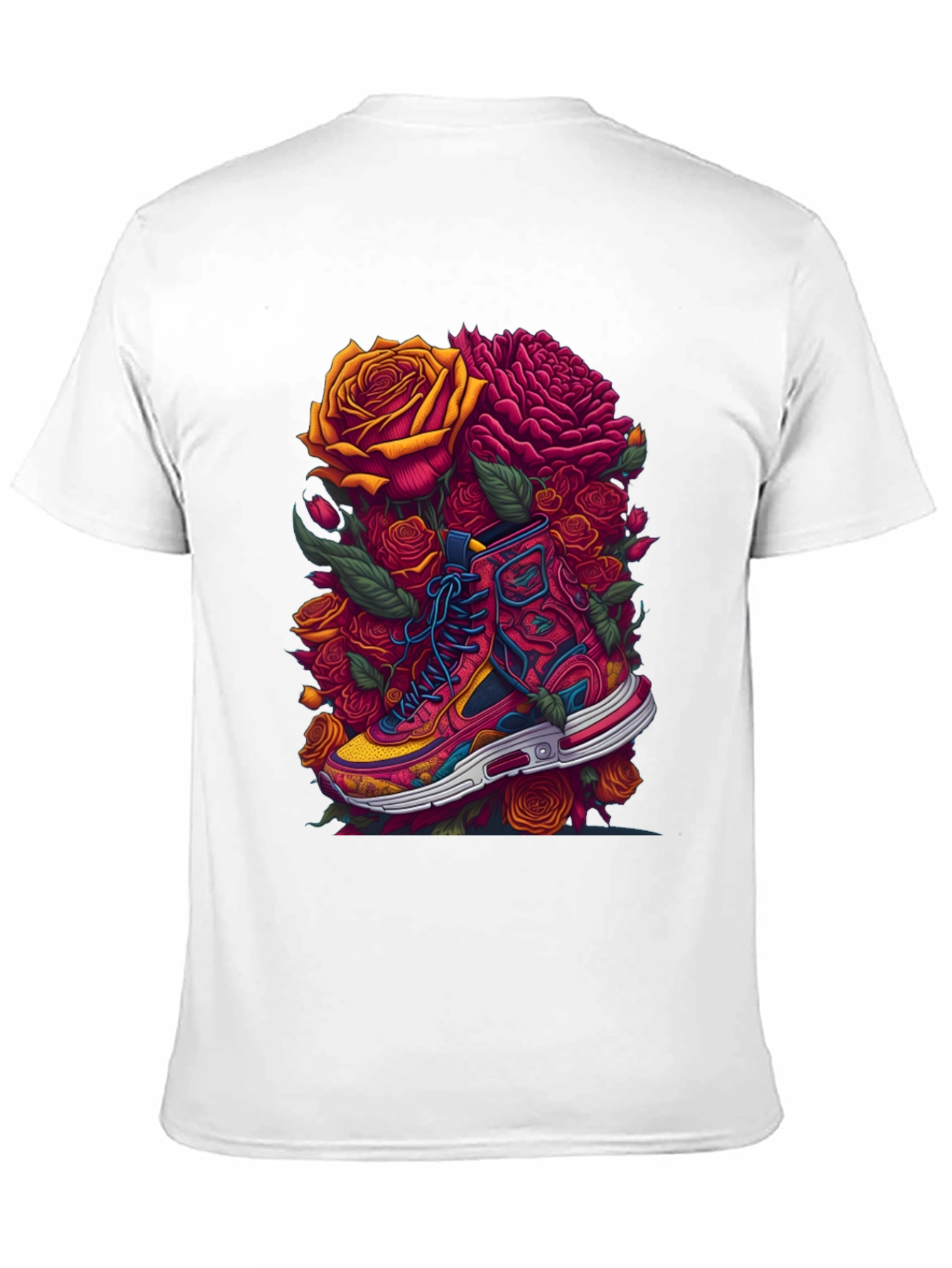 Floral Sneaker Graphic Tee