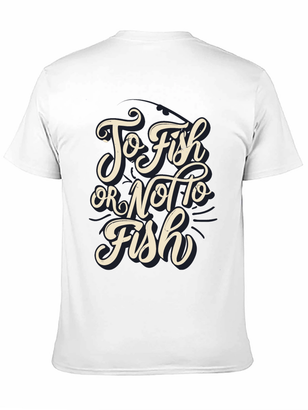 To Fish or Not to Fish Black T-Shirt