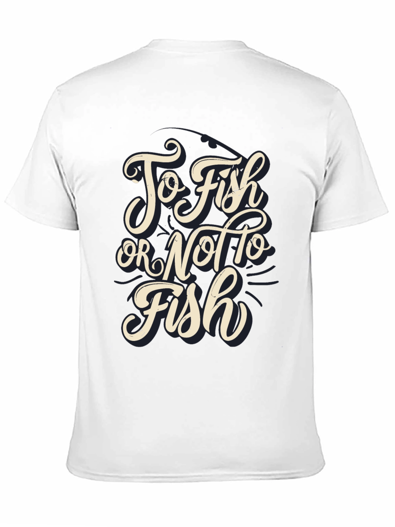 To Fish or Not to Fish Black T-Shirt