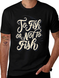 To Fish or Not to Fish Black T-Shirt
