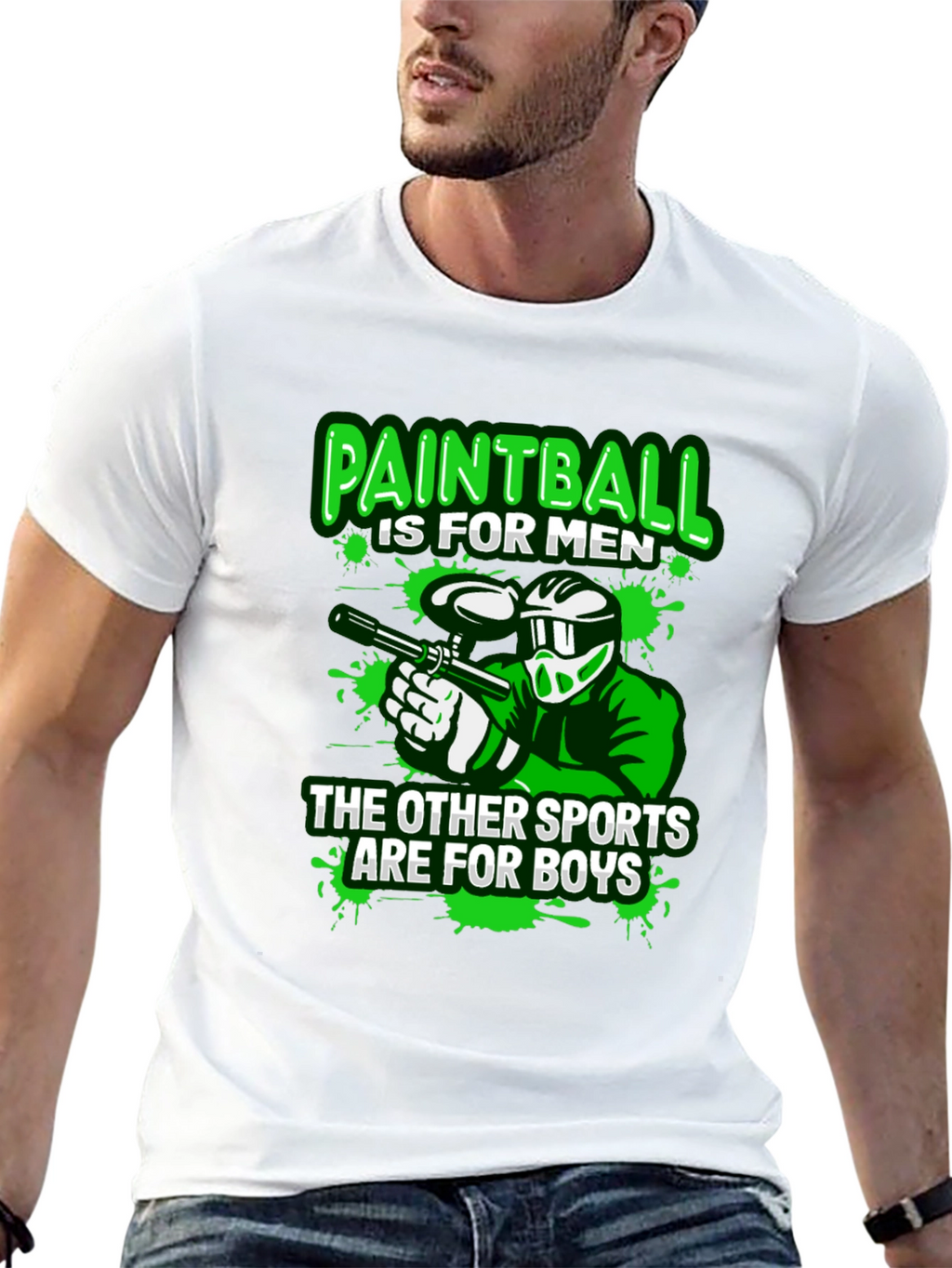 Paintball T-Shirt: For Men Not Boys!