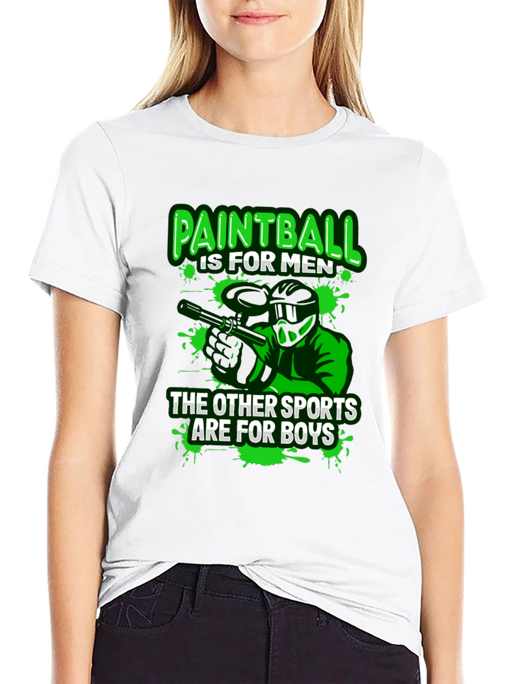 Paintball T-Shirt: For Men Not Boys!