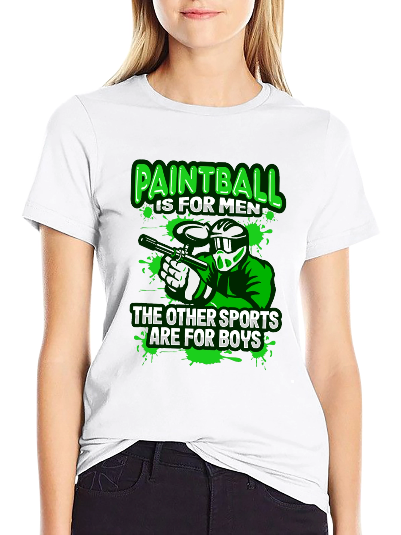 Paintball T-Shirt: For Men Not Boys!