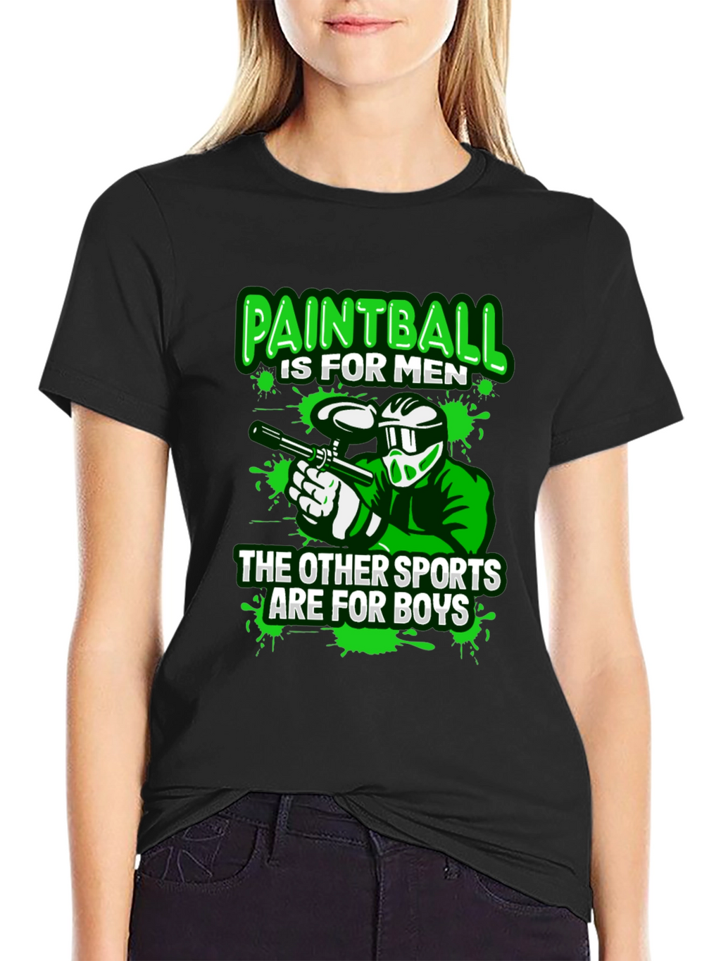 Paintball T-Shirt: For Men Not Boys!