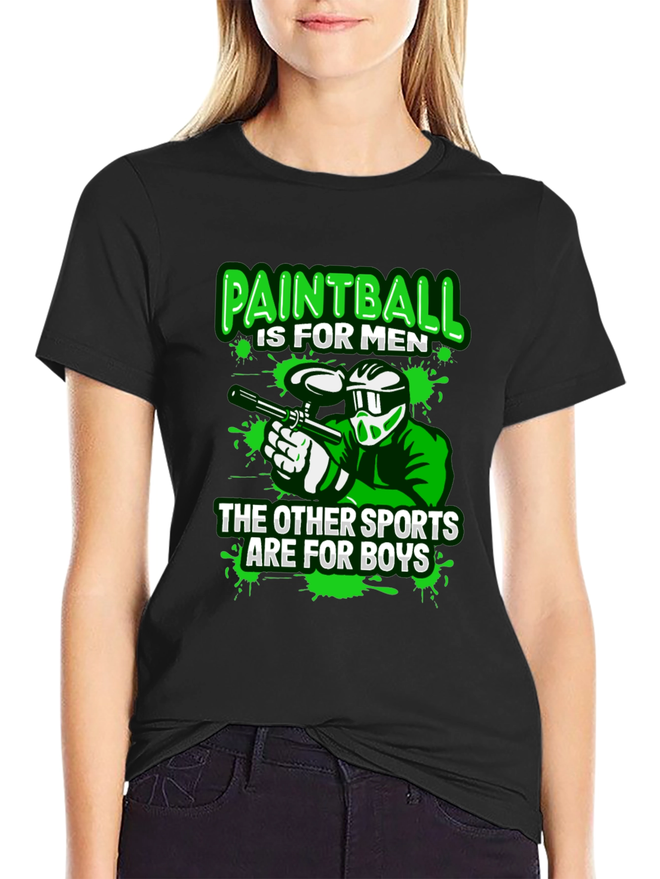 Paintball T-Shirt: For Men Not Boys!
