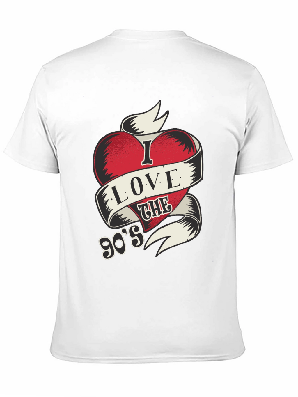 I Love The 90s Mens Black Graphic Tee