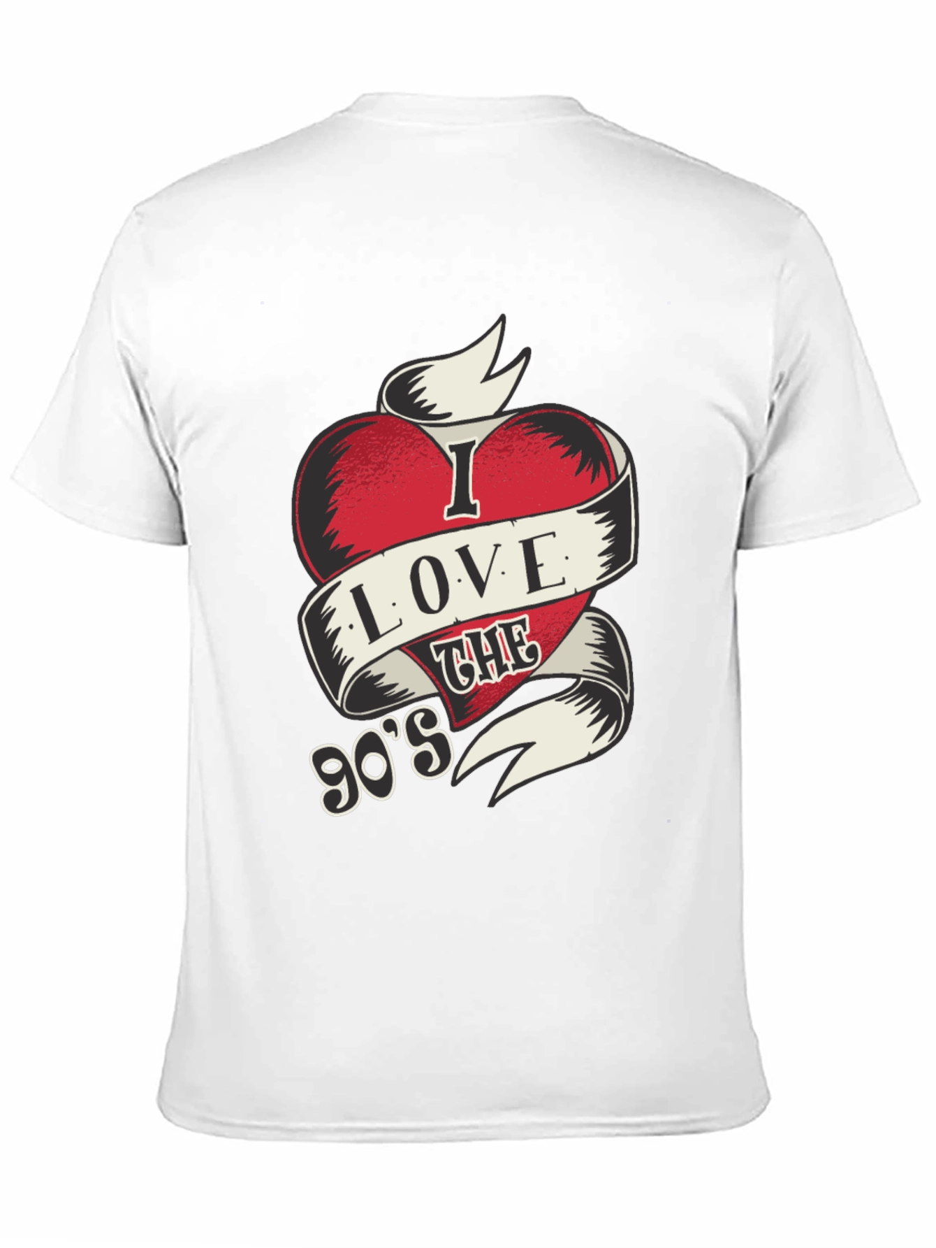I Love The 90s Mens Black Graphic Tee