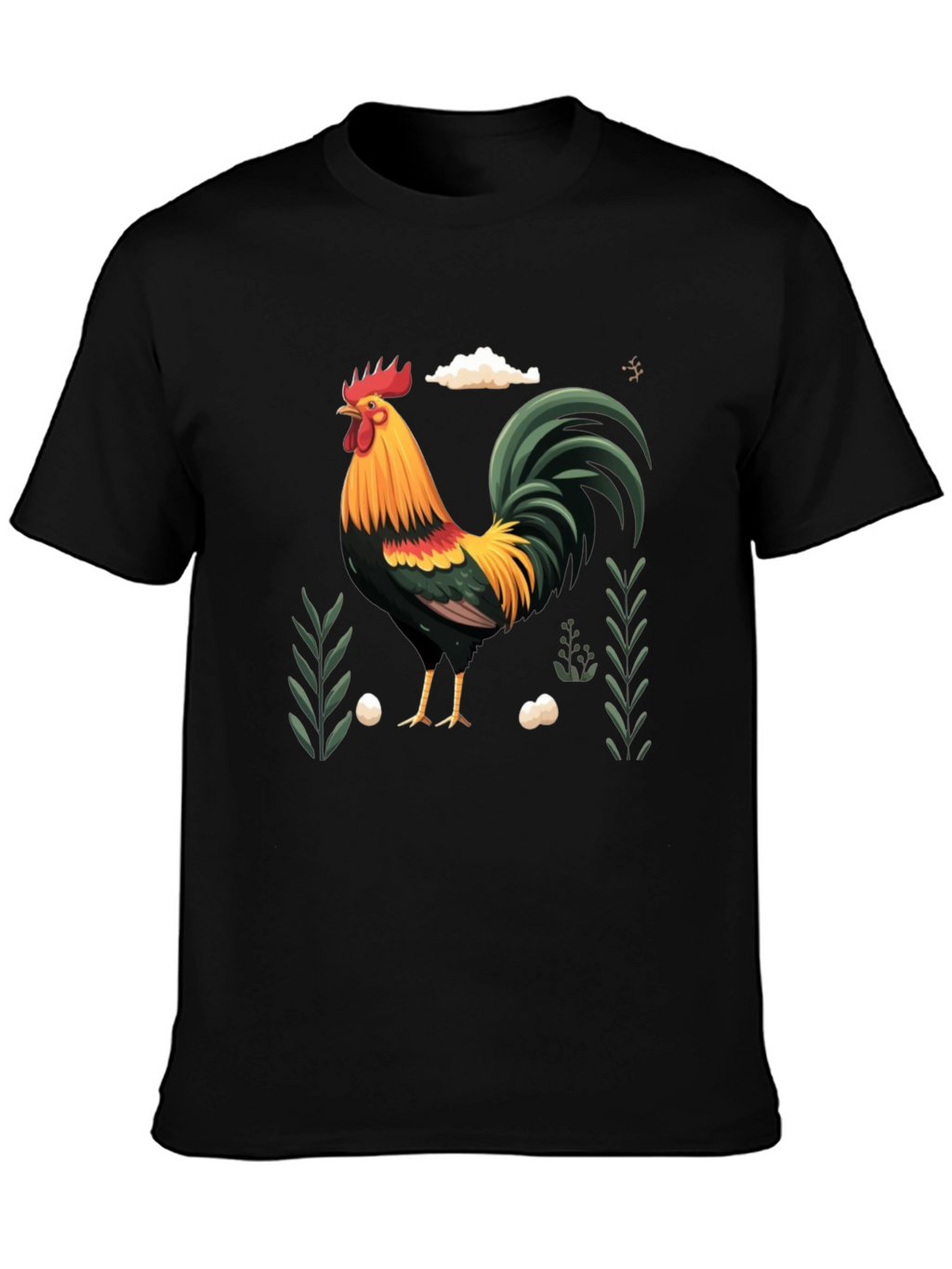 Rooster Graphic Tee - Farm Animal Design