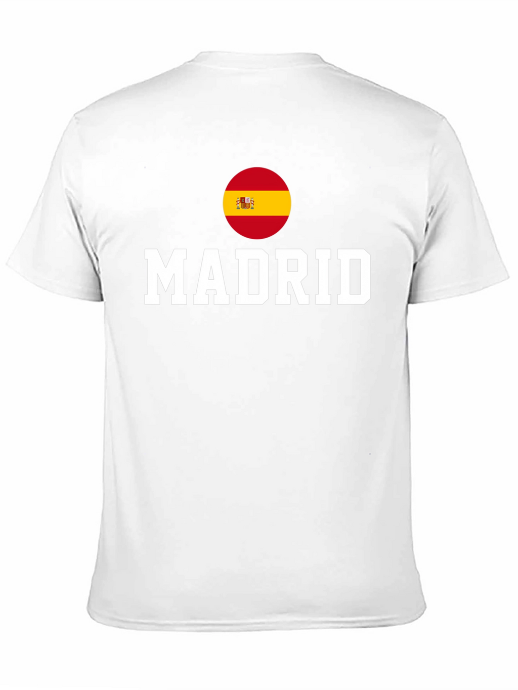 Madrid Spain Flag T-Shirt - Stylish Souvenir Tee