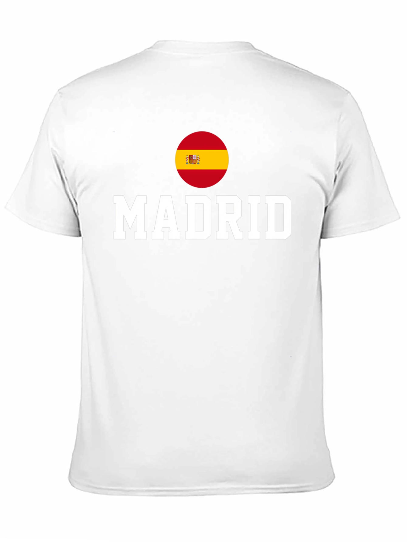 Madrid Spain Flag T-Shirt - Stylish Souvenir Tee