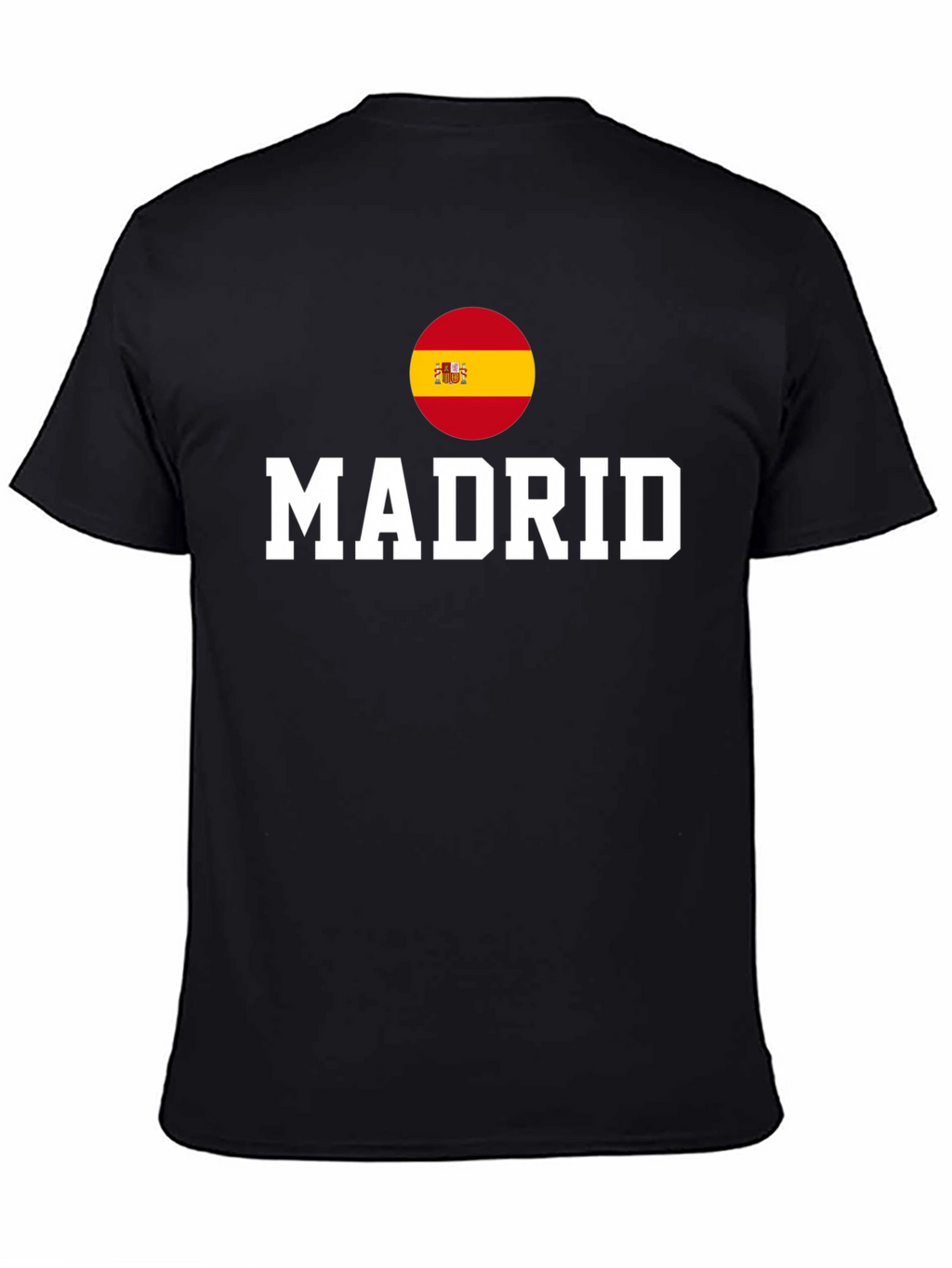 Madrid Spain Flag T-Shirt - Stylish Souvenir Tee