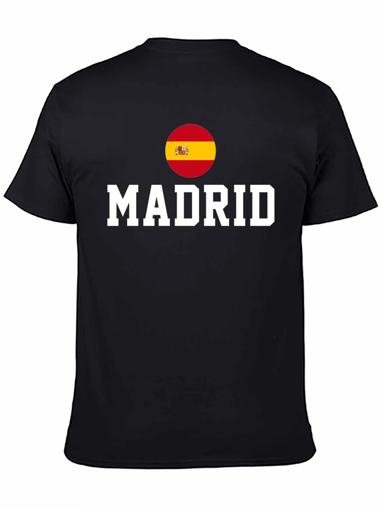 Madrid Spain Flag T-Shirt - Stylish Souvenir Tee