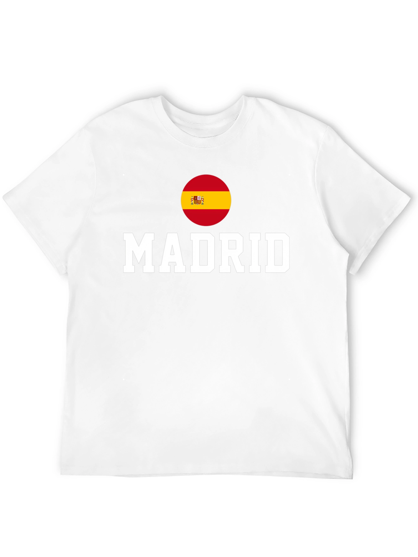 Madrid Spain Flag T-Shirt - Stylish Souvenir Tee