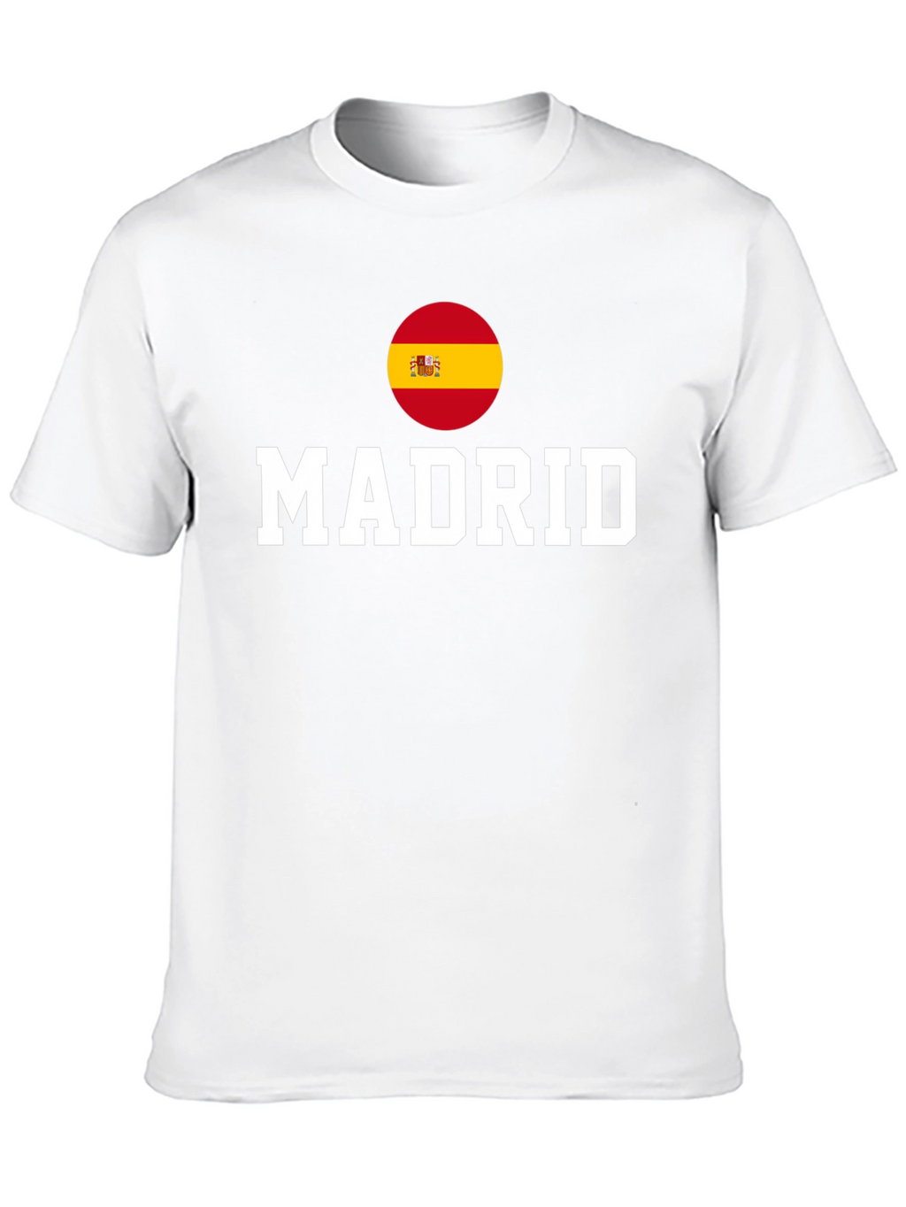 Madrid Spain Flag T-Shirt - Stylish Souvenir Tee