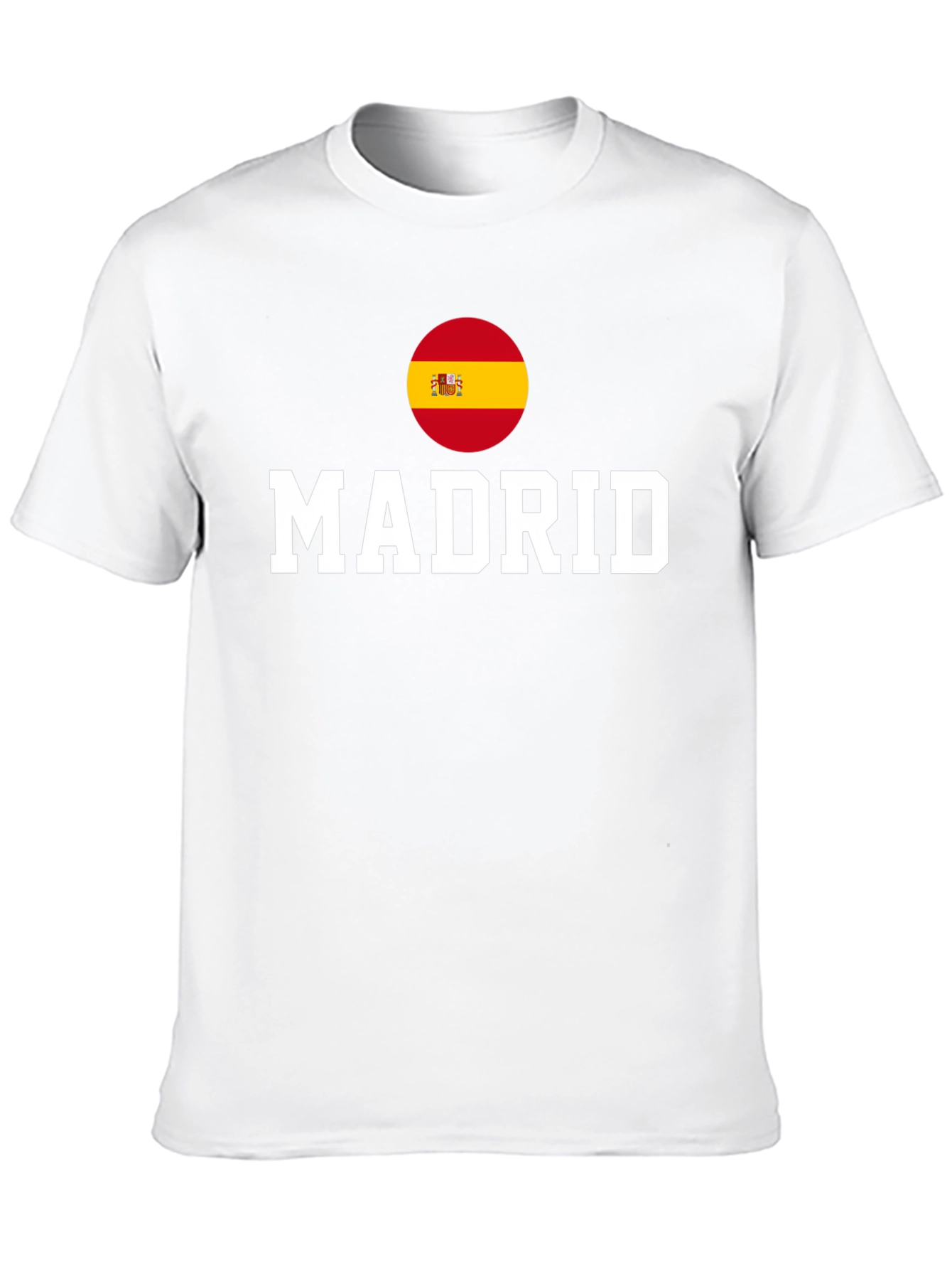 Madrid Spain Flag T-Shirt - Stylish Souvenir Tee