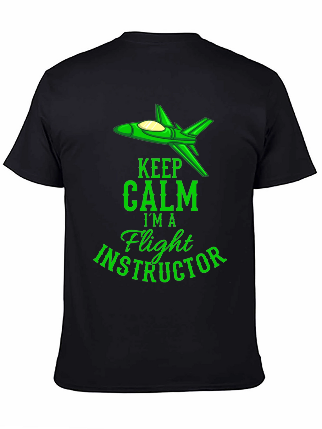 Flight Instructor T-Shirt - Keep Calm Graphic Tee
