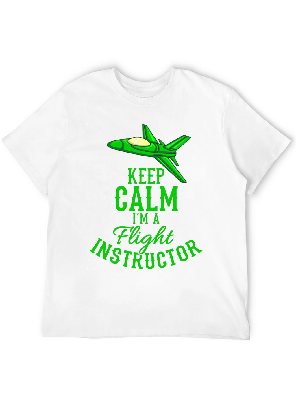 Flight Instructor T-Shirt - Keep Calm Graphic Tee