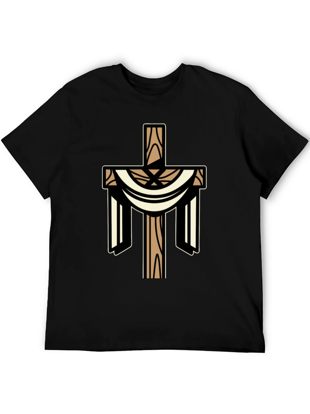 Christian Cross Graphic T-Shirt