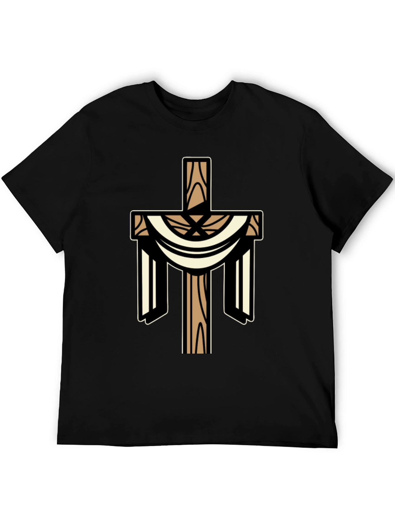 Christian Cross Graphic T-Shirt