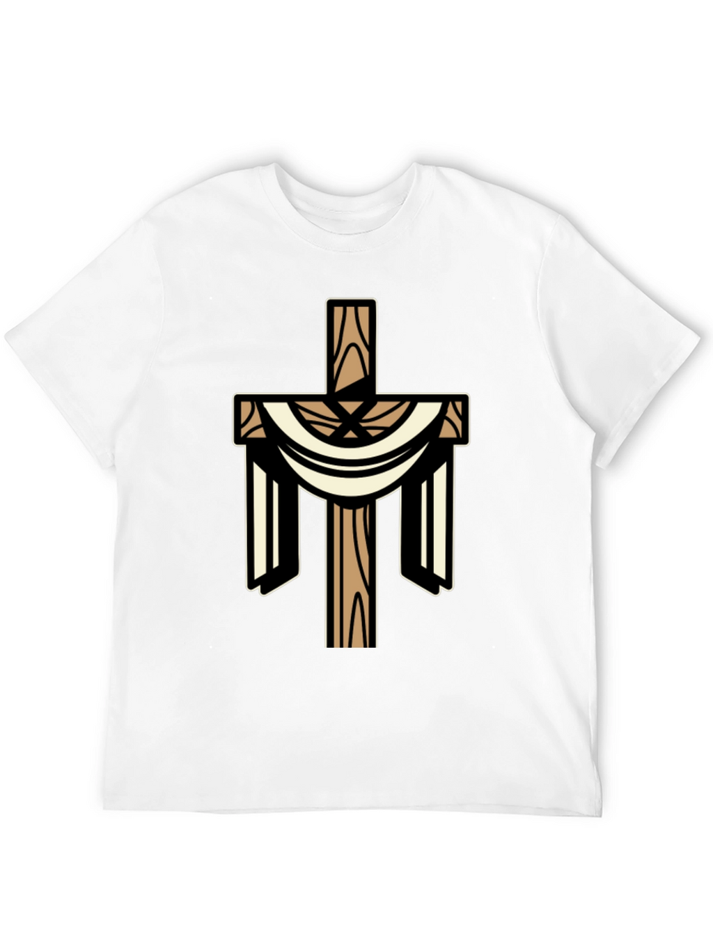 Christian Cross Graphic T-Shirt
