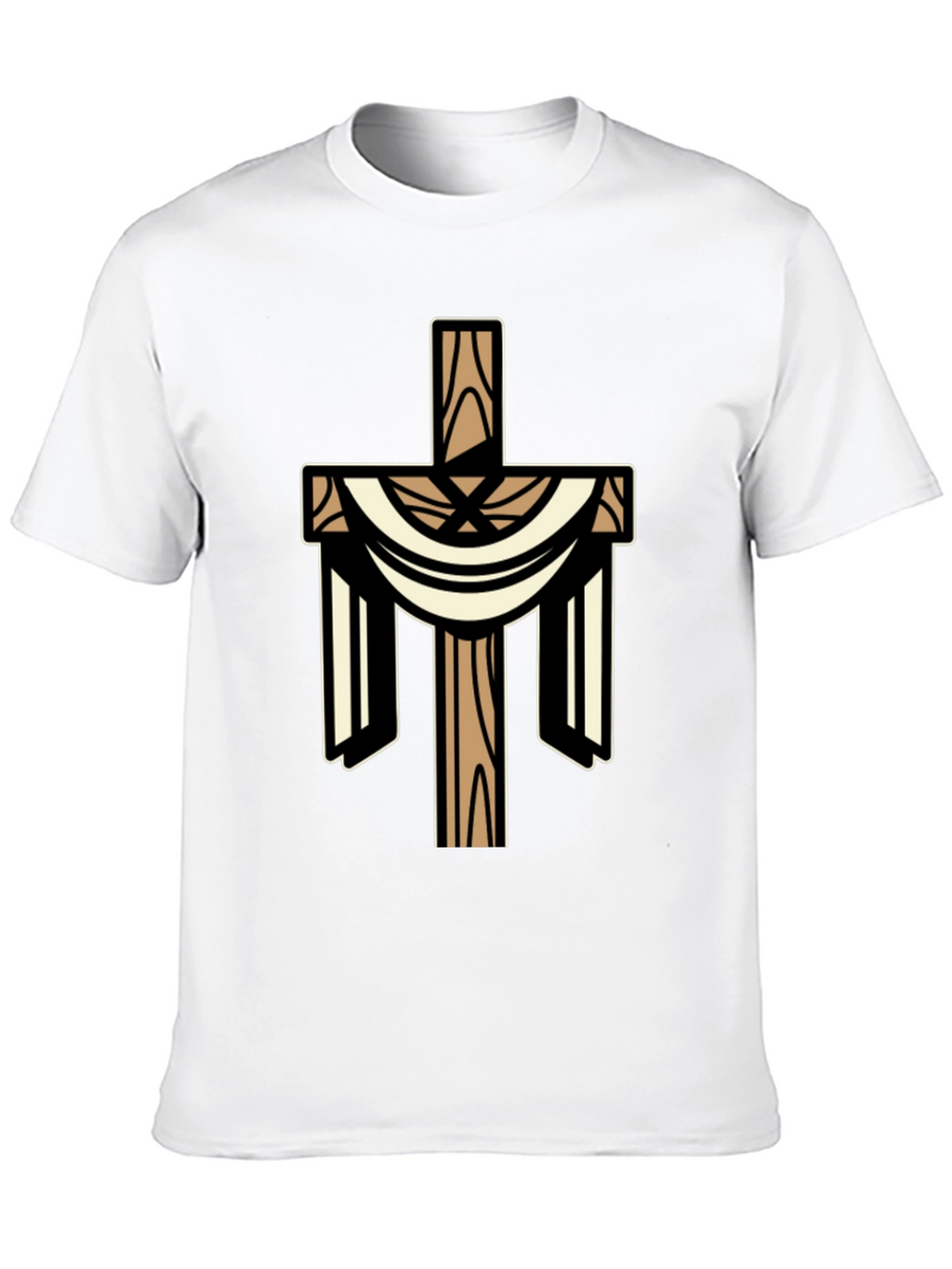 Christian Cross Graphic T-Shirt