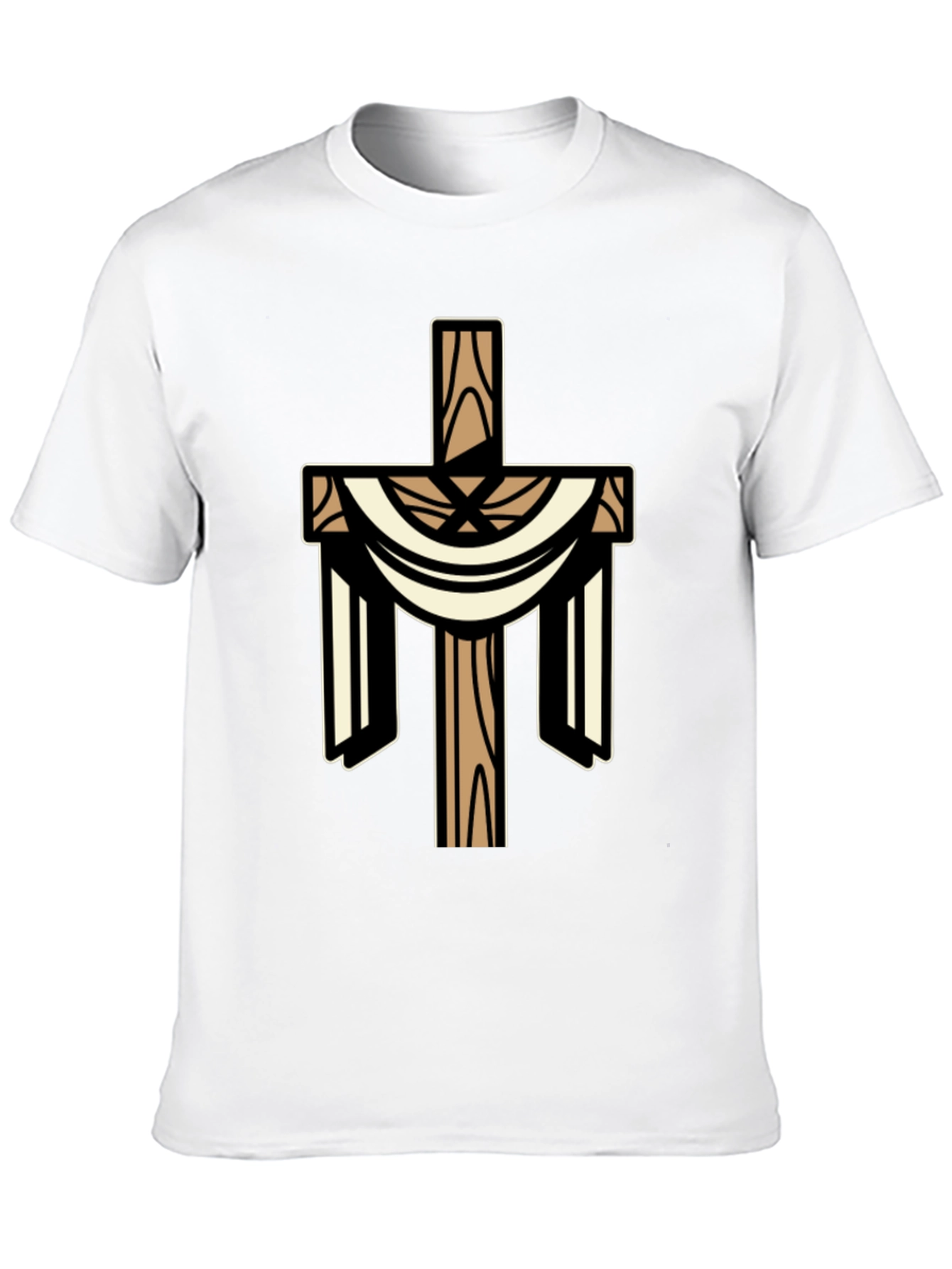 Christian Cross Graphic T-Shirt