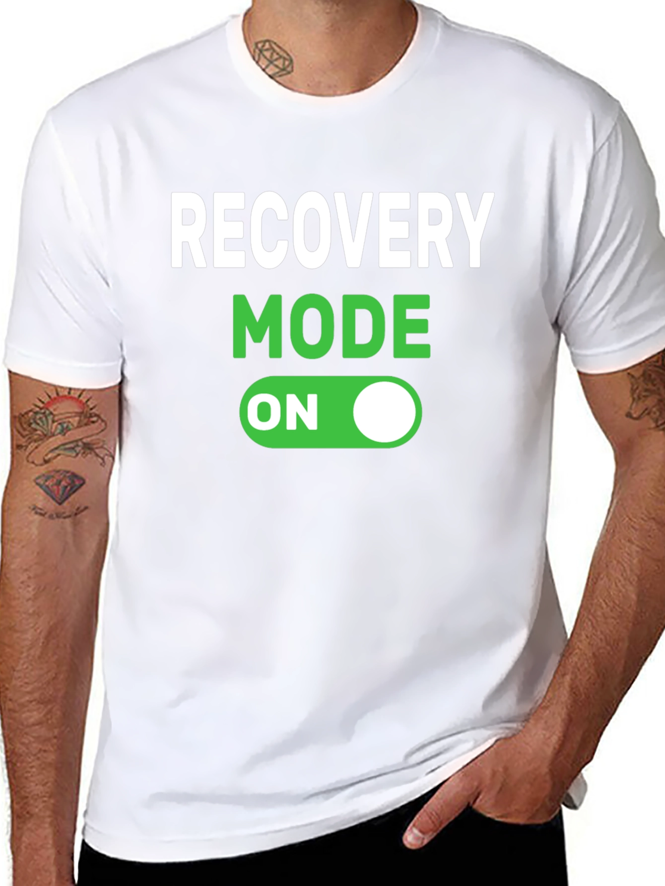 Recovery Mode On Black T-Shirt