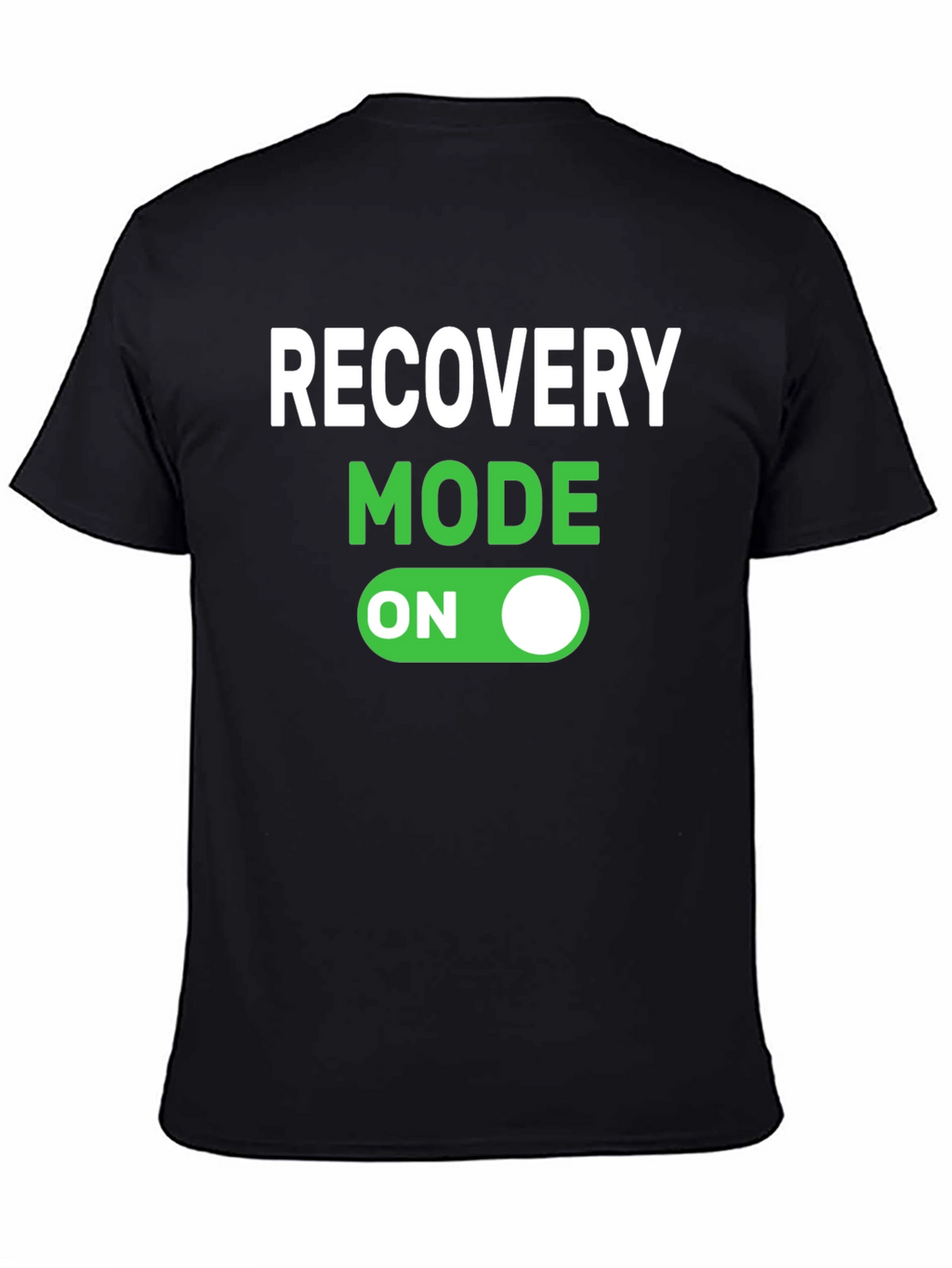 Recovery Mode On Black T-Shirt