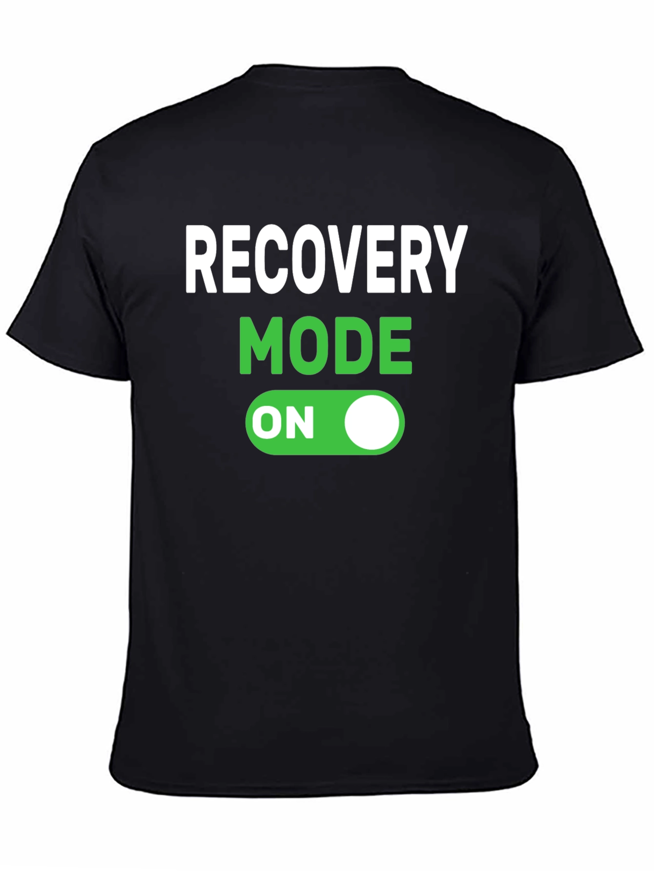 Recovery Mode On Black T-Shirt