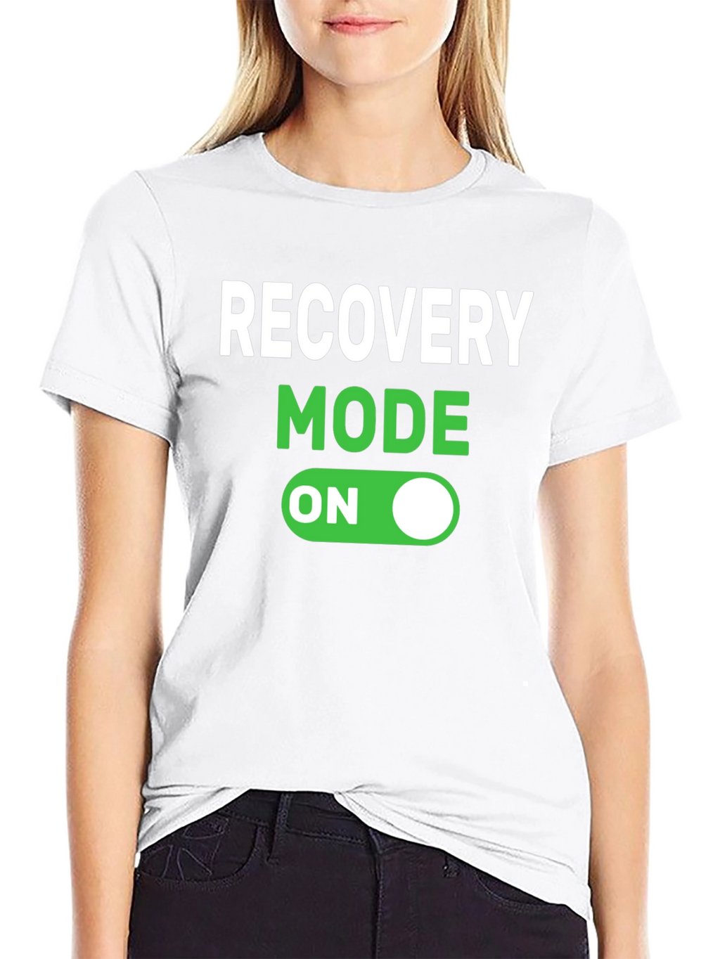 Recovery Mode On Black T-Shirt