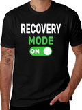 Recovery Mode On Black T-Shirt