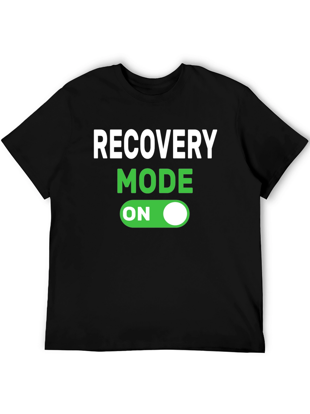 Recovery Mode On Black T-Shirt