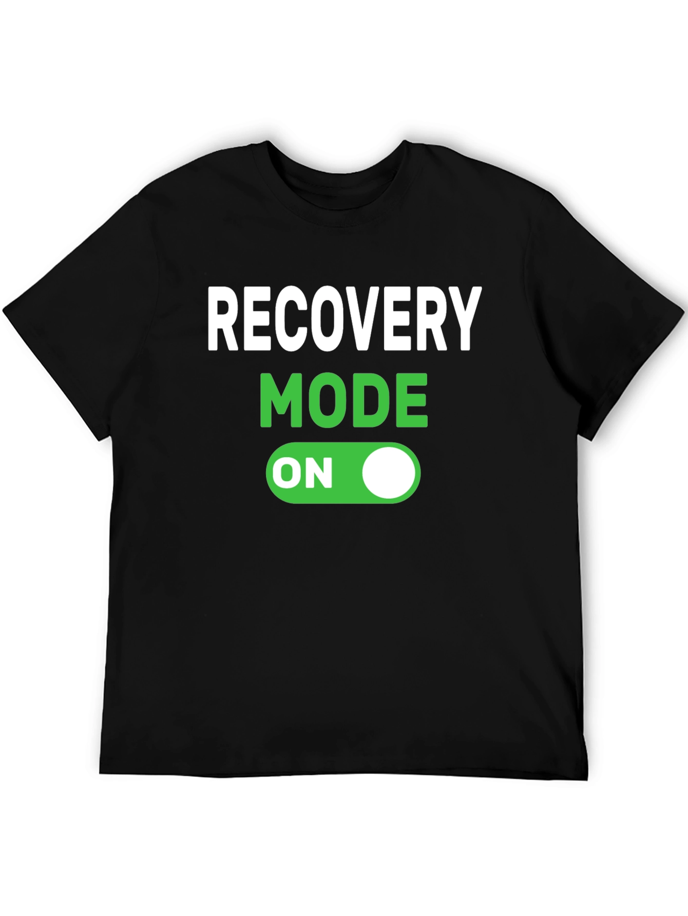 Recovery Mode On Black T-Shirt