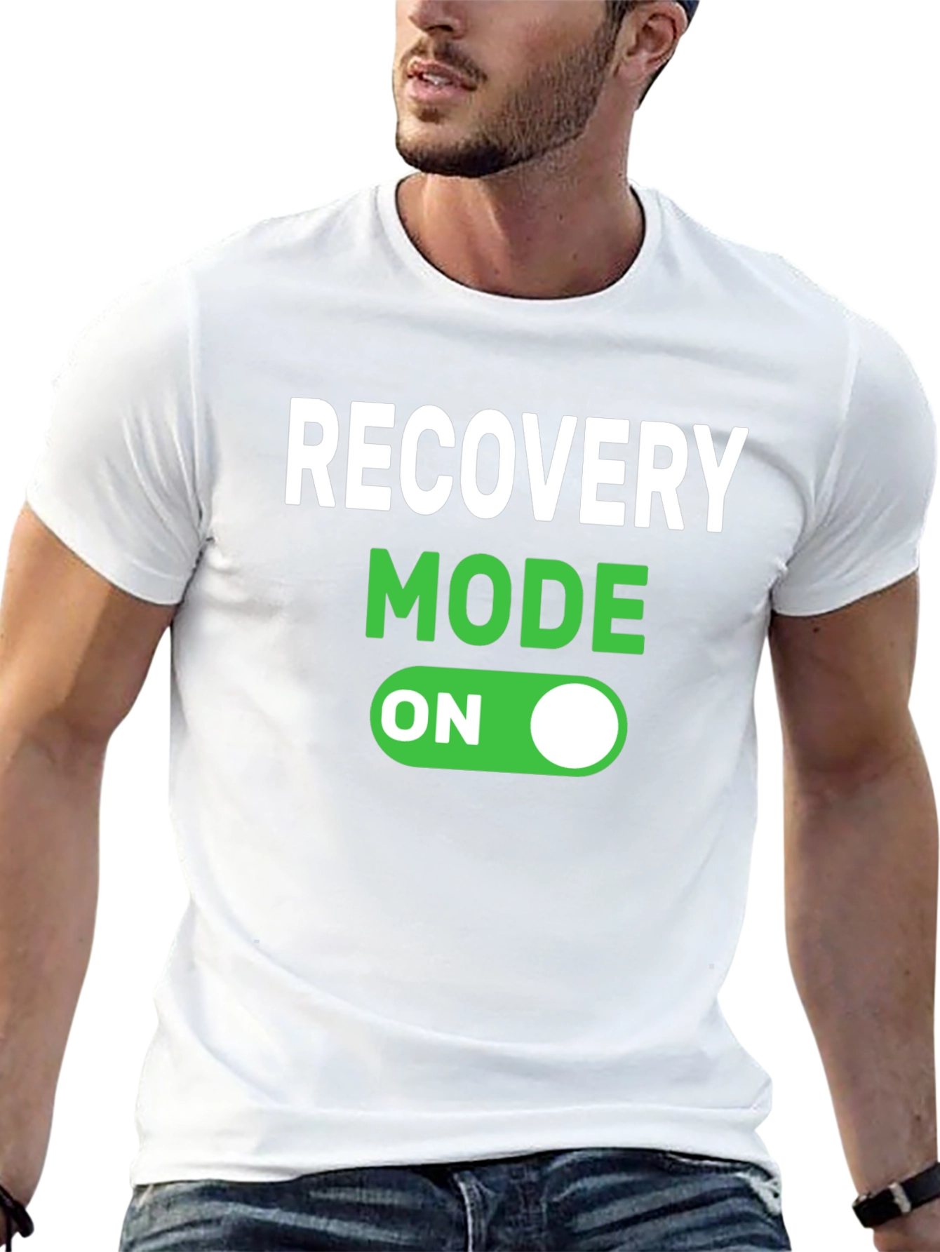 Recovery Mode On Black T-Shirt
