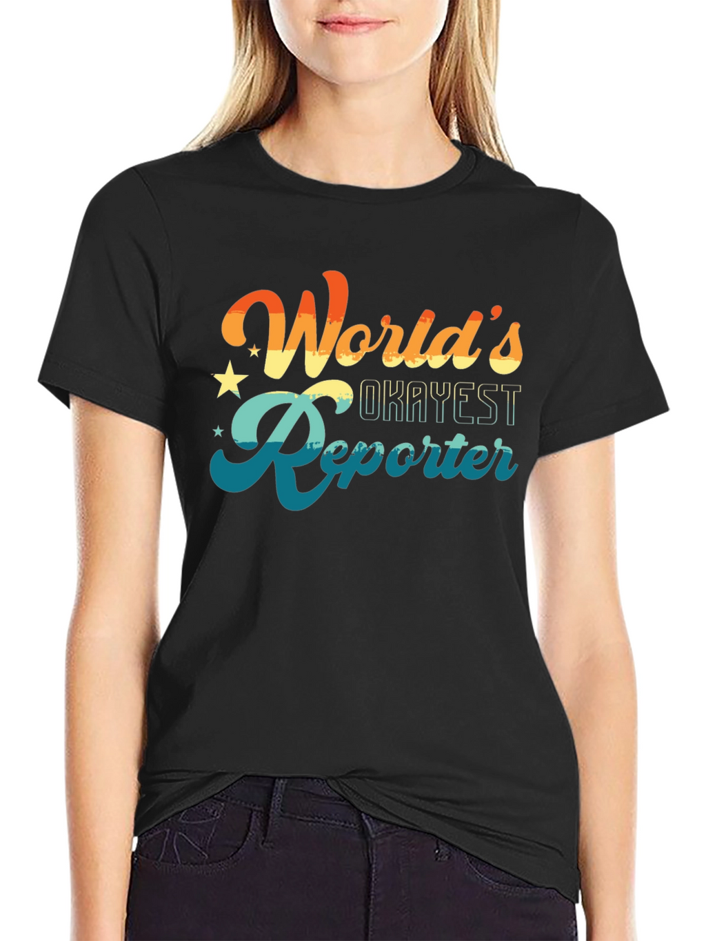 Worlds Okayest Reporter T-Shirt