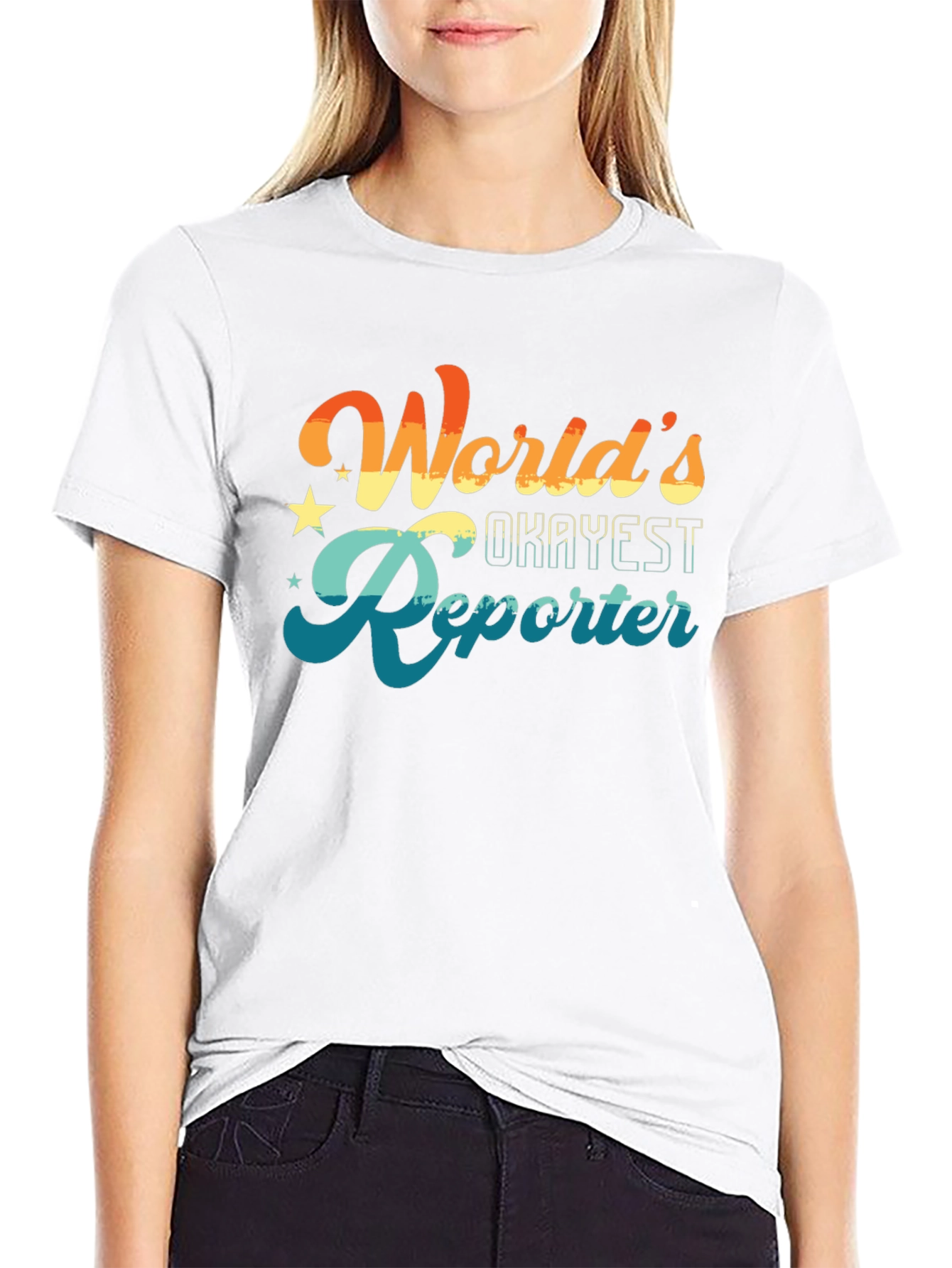 Worlds Okayest Reporter T-Shirt