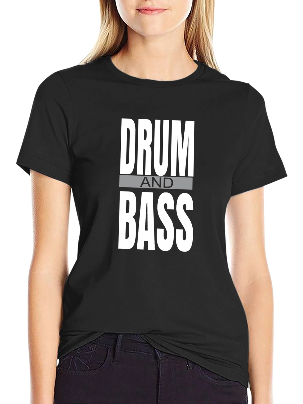 Drum and Bass Graphic T-Shirt - Black Cotton Tee