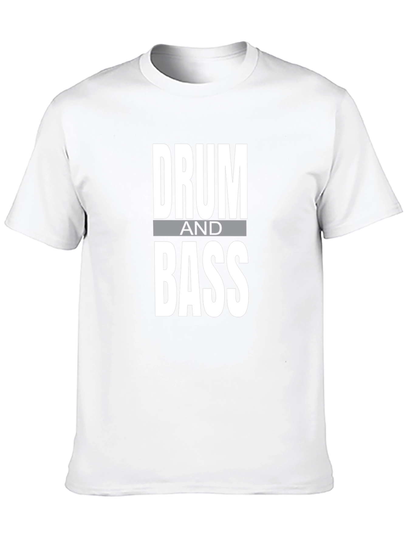 Drum and Bass Graphic T-Shirt - Black Cotton Tee