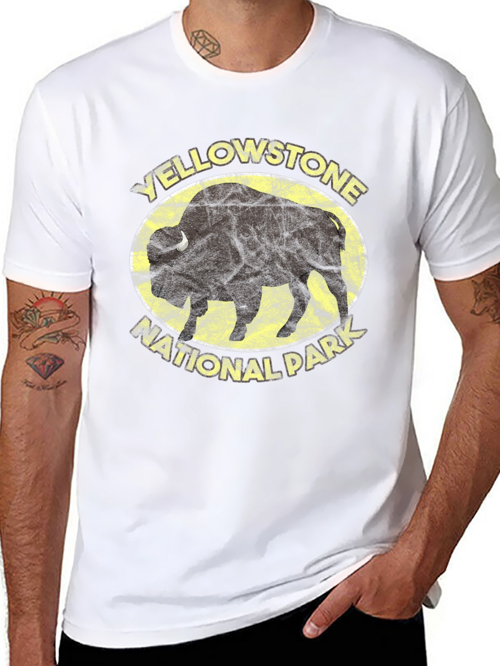 Yellowstone National Park Bison Graphic Tee