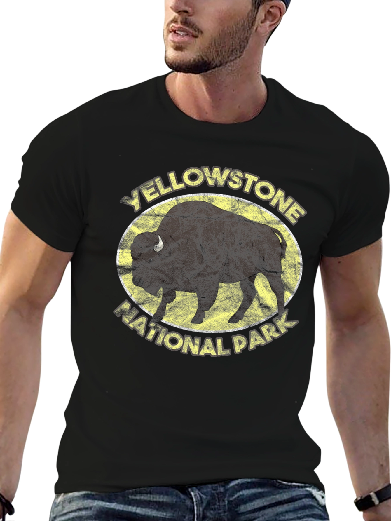 Yellowstone National Park Bison Graphic Tee